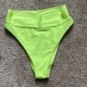 Aerie high rise swimsuit bottom M